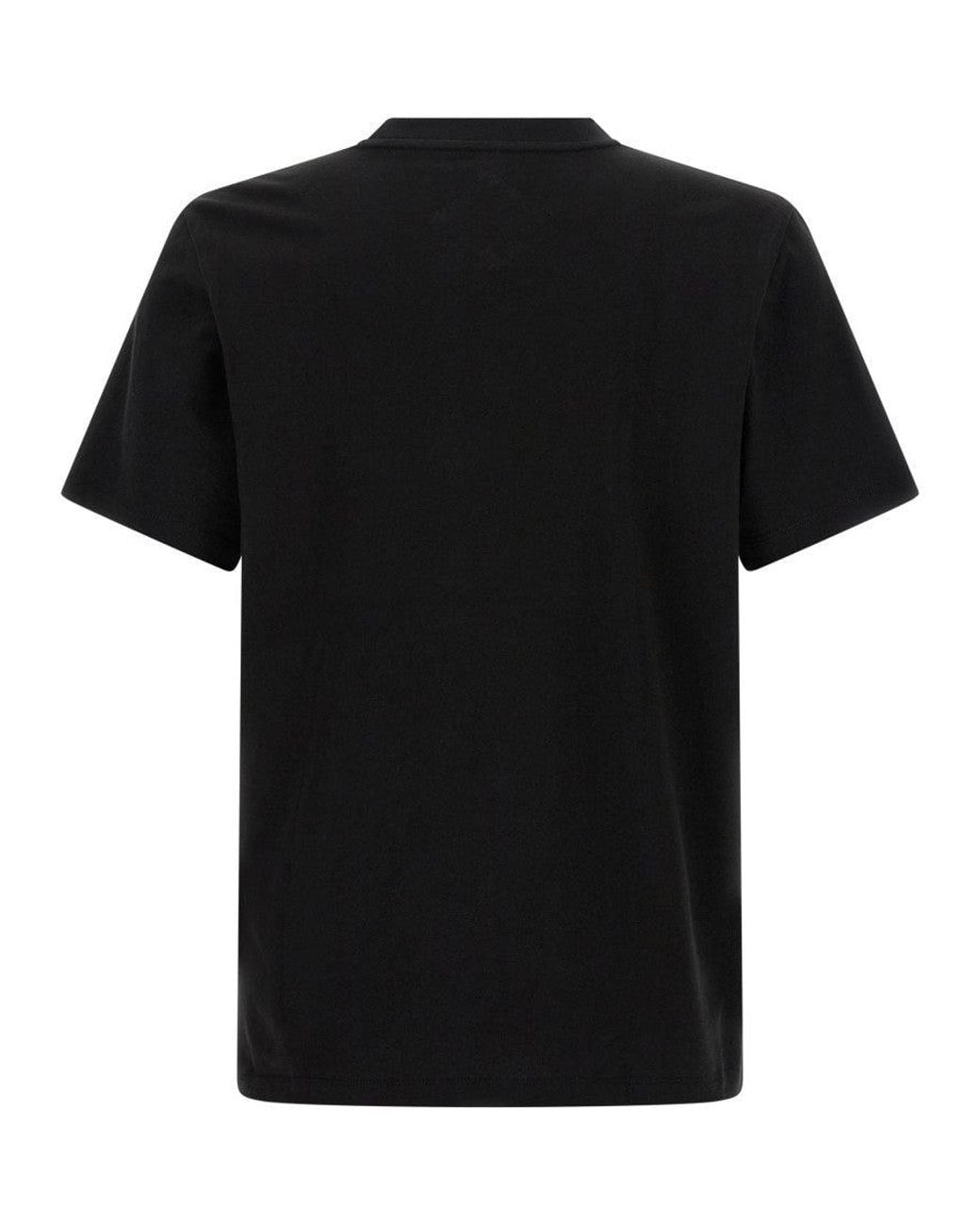 MCM Black Logo Print T-Shirt