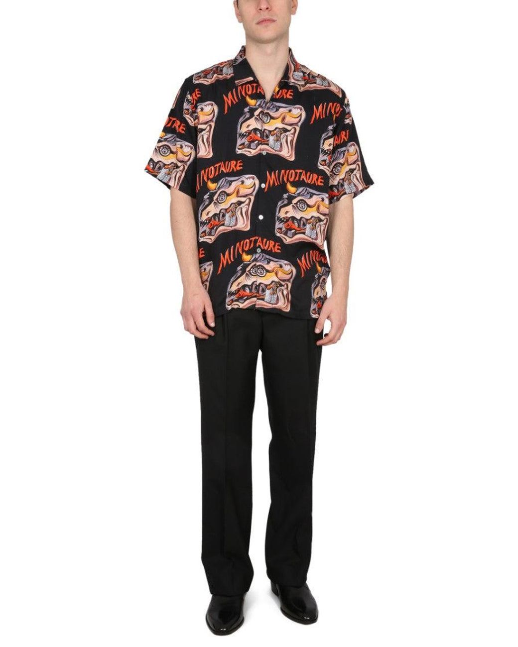 Endless Joy Black Relaxed Graphic Shirt for men