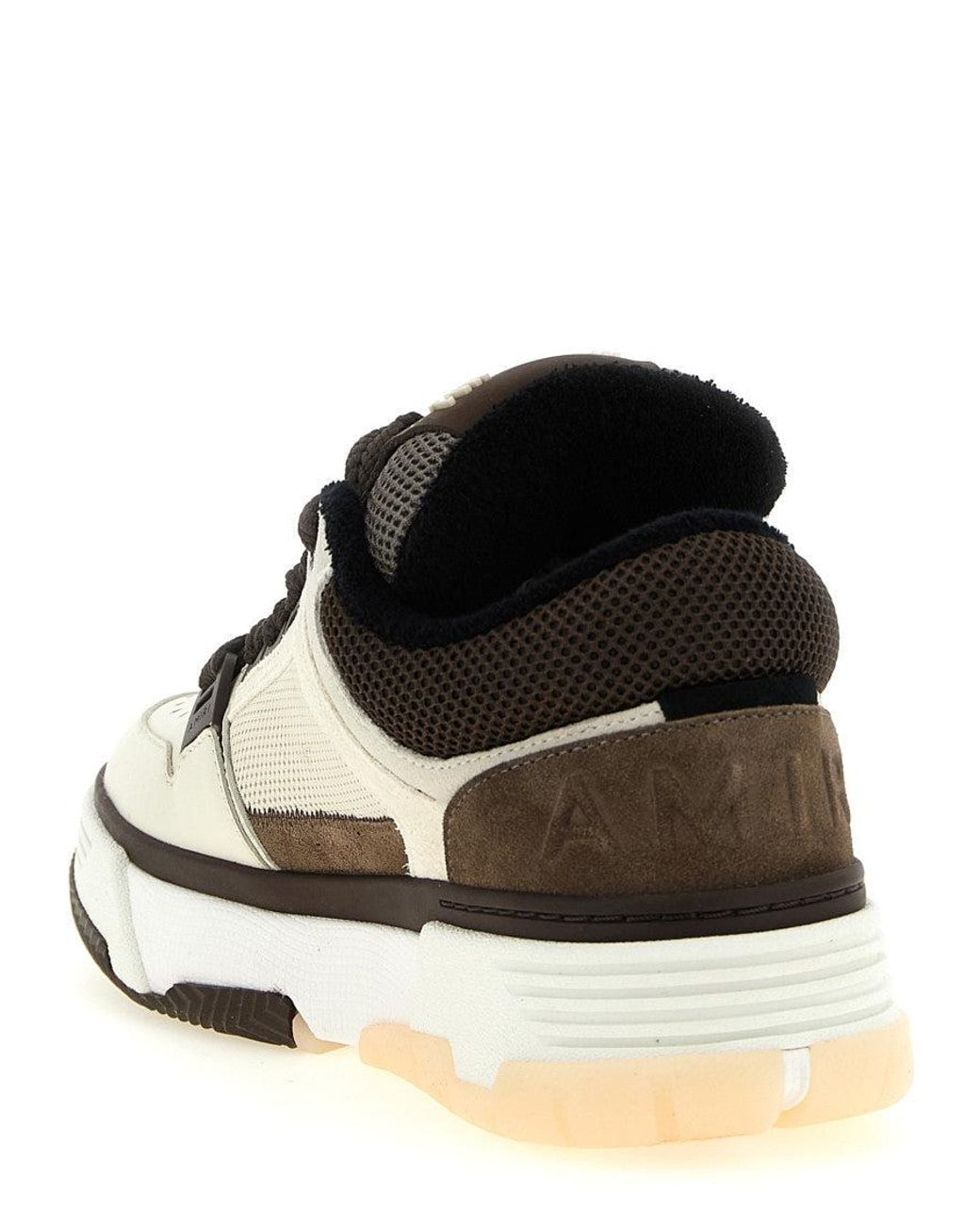 Amiri White Color Block Sneakers for men