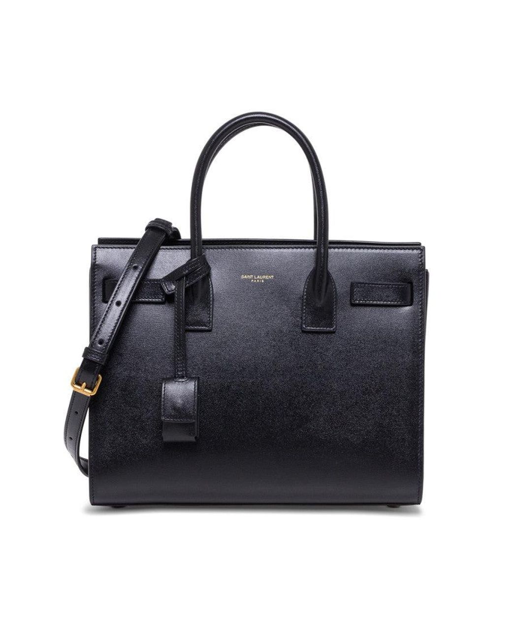Saint Laurent Black Sac De Jour Small Satchel Bag