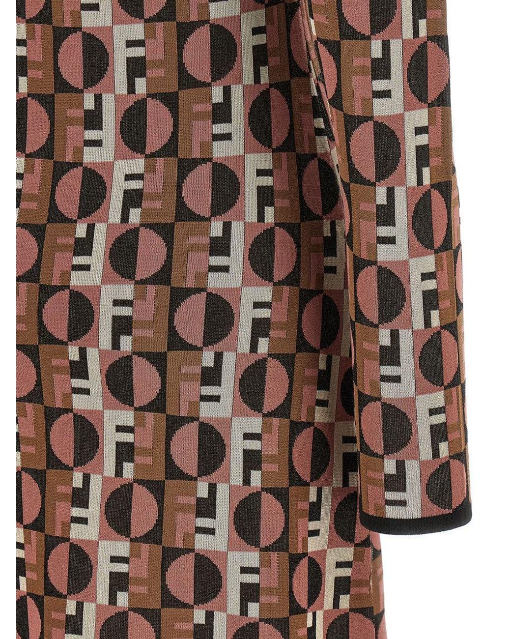 Fendi Pink Optical' Dress