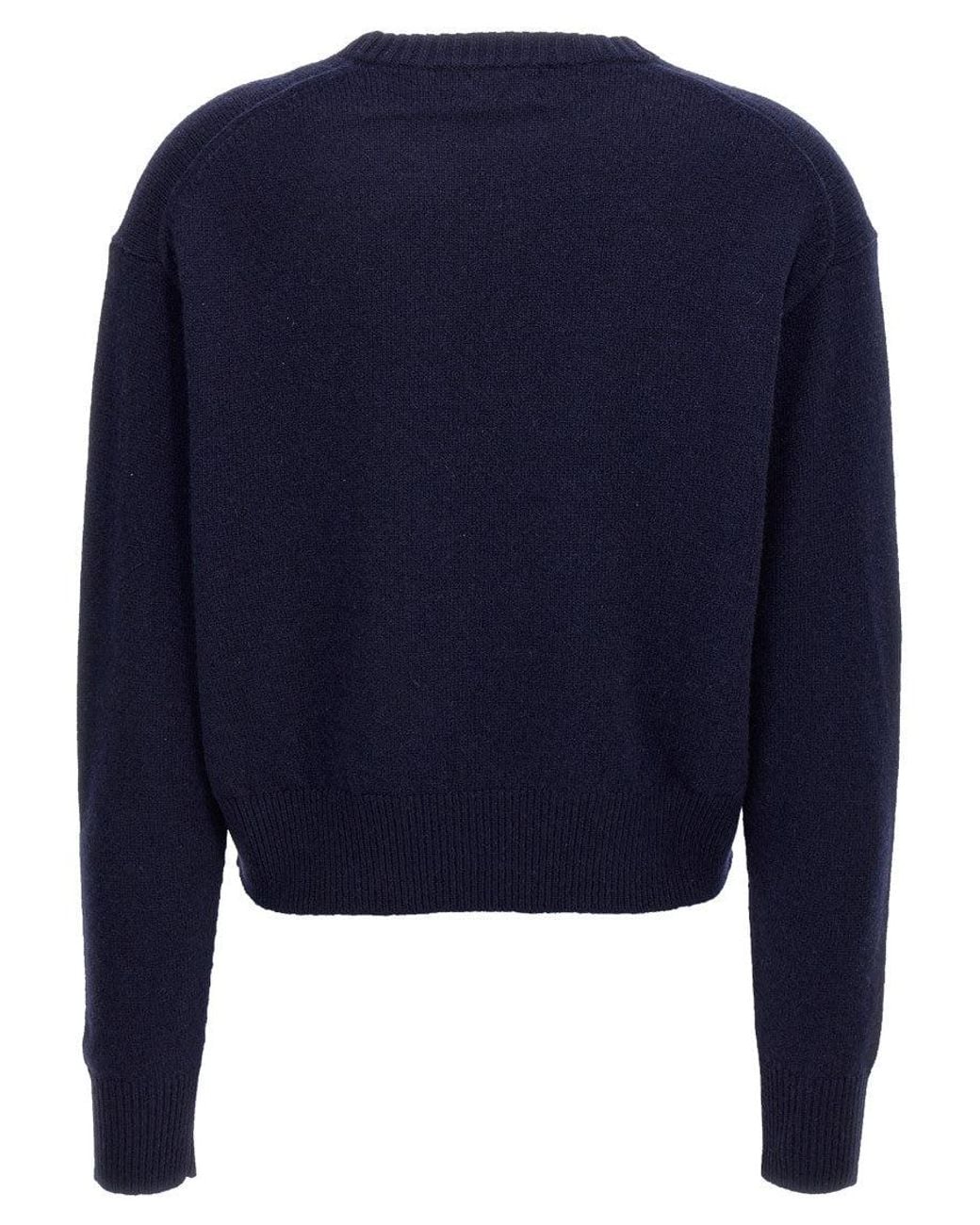 Polo Ralph Lauren Blue Dark Logo Embroidery Sweater