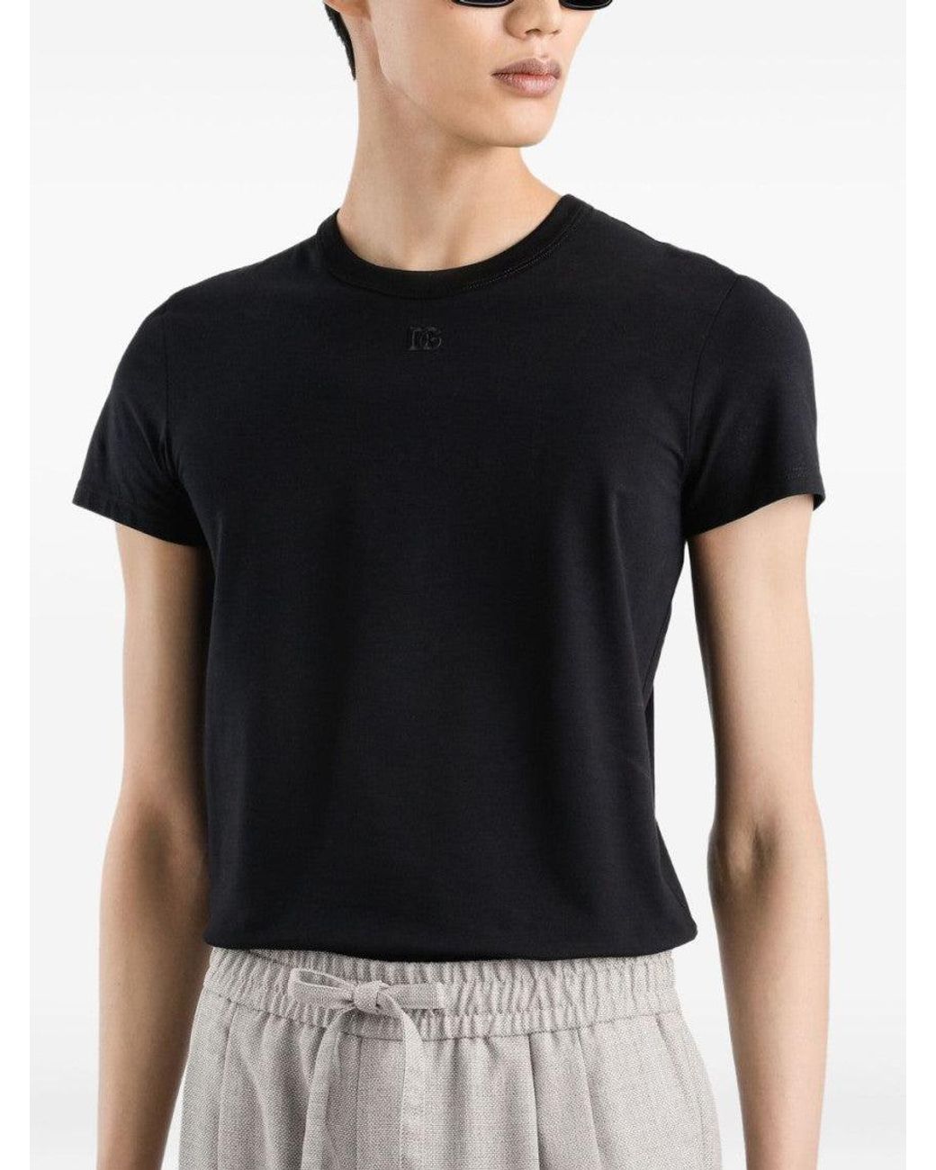 Dolce & Gabbana Black Dolce & Gabbana T-Shirts And Polos for men
