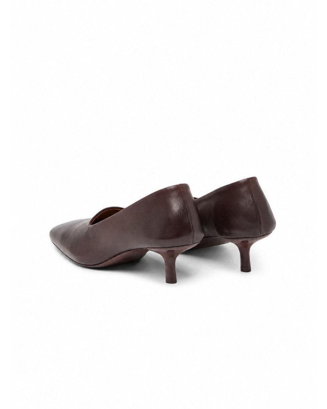 Marsèll Brown Leather Pumps