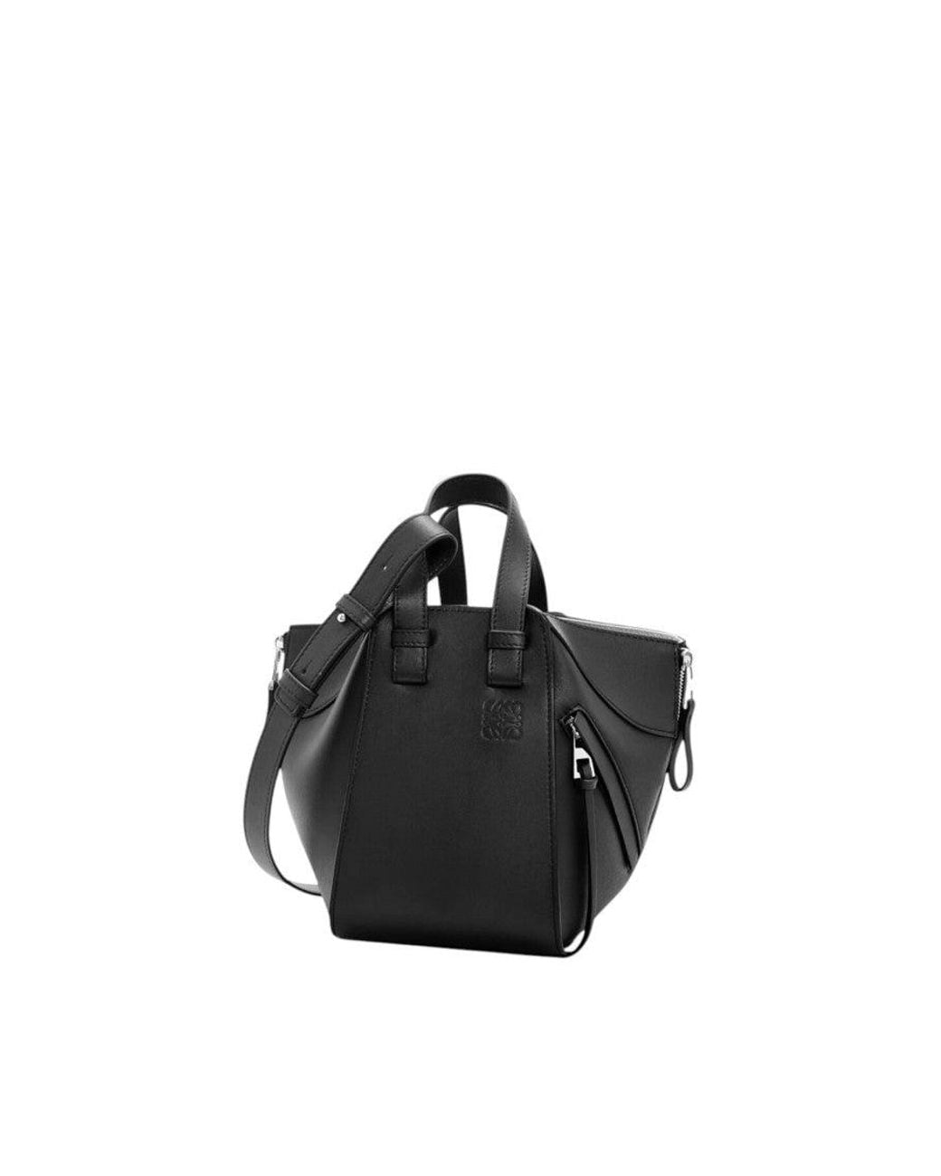 Loewe Black Compact Hammock Mini Satchel
