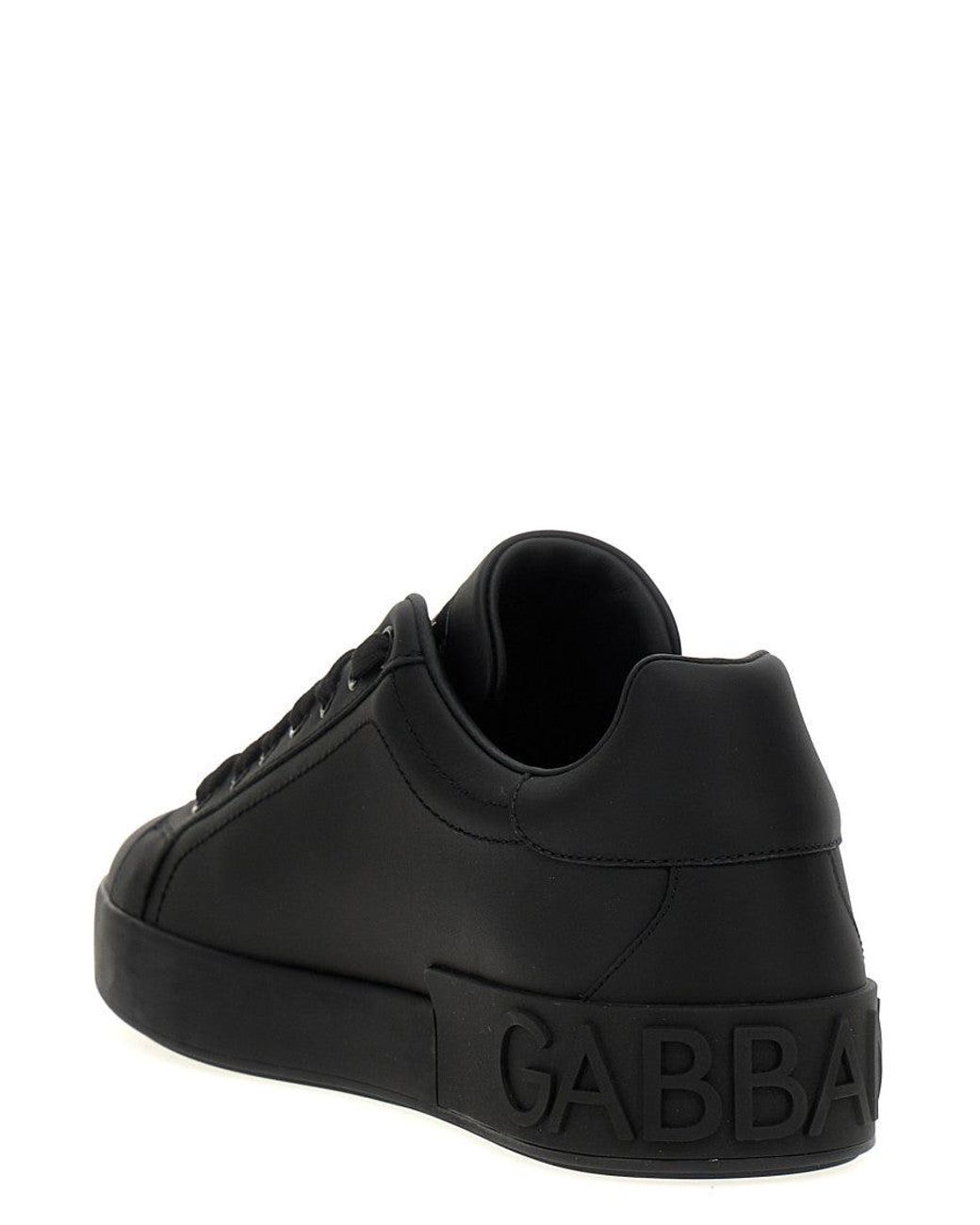 Dolce & Gabbana Black Dolce & Gabbana Portofino Sneaker for men