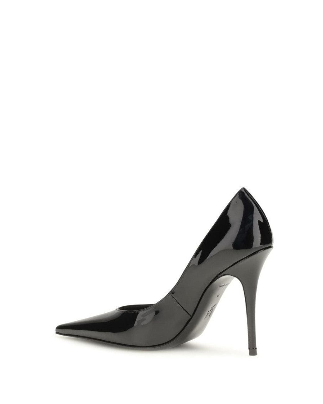 AMINA MUADDI Black Leather Anok Pumps