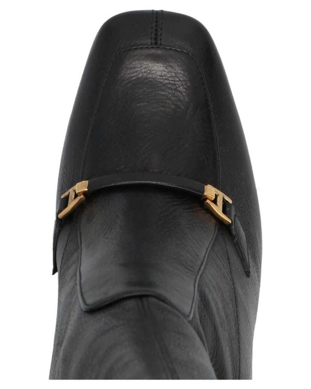 Saint Laurent Black Solid Priscilla Boots