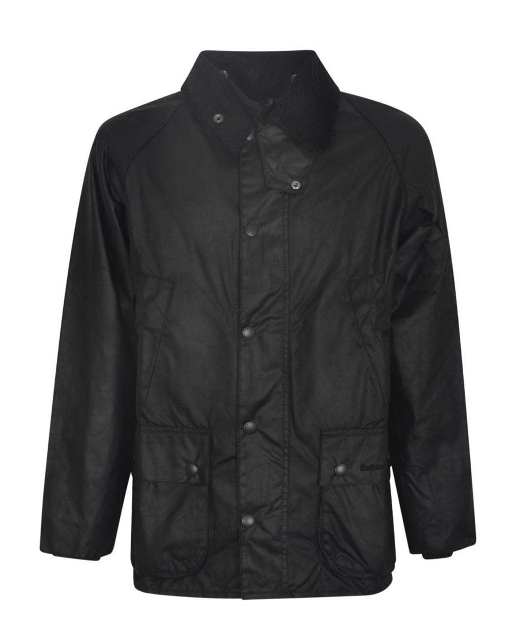 Barbour Black Embroidered Logo Jacket for men