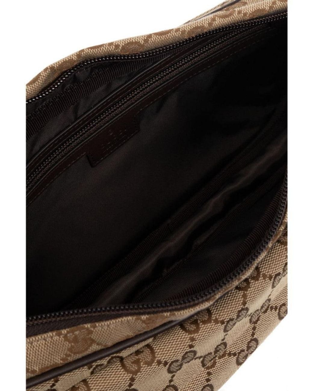 Gucci Gray Belt Bag With Logo for men