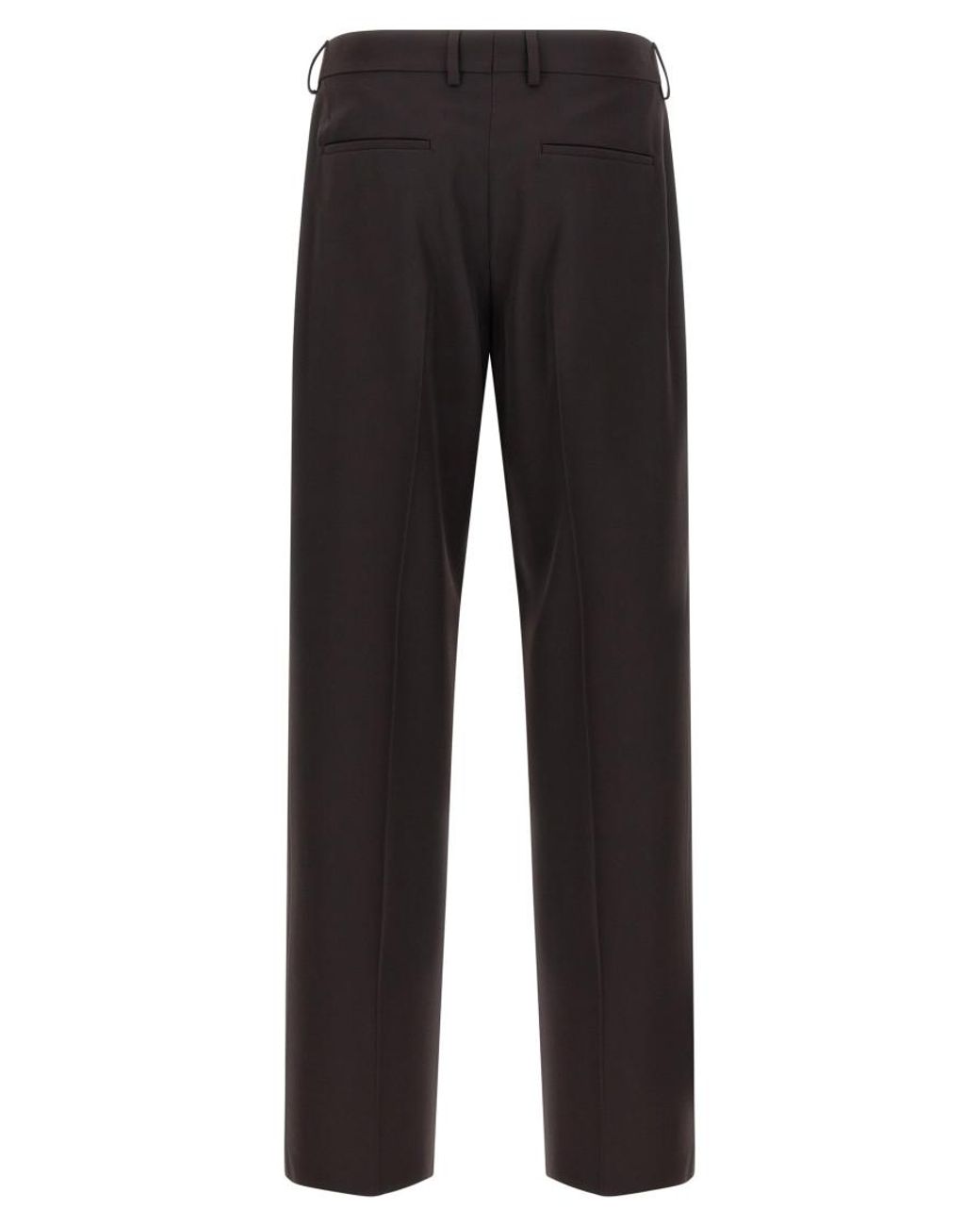Fendi Black Wool Trousers for men