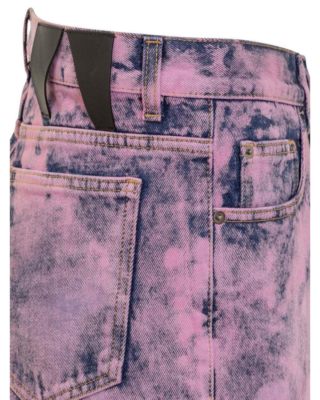 DARKPARK Purple Straight High Rise Jeans for men