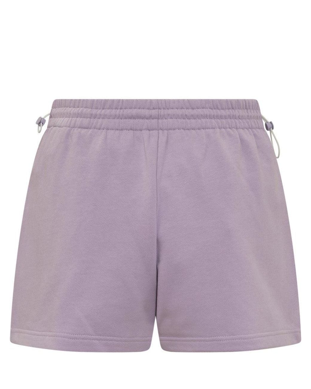 Moncler Purple Logo Shorts