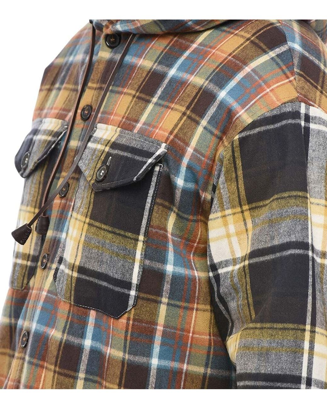 DSquared² Brown Check Overshirt for men