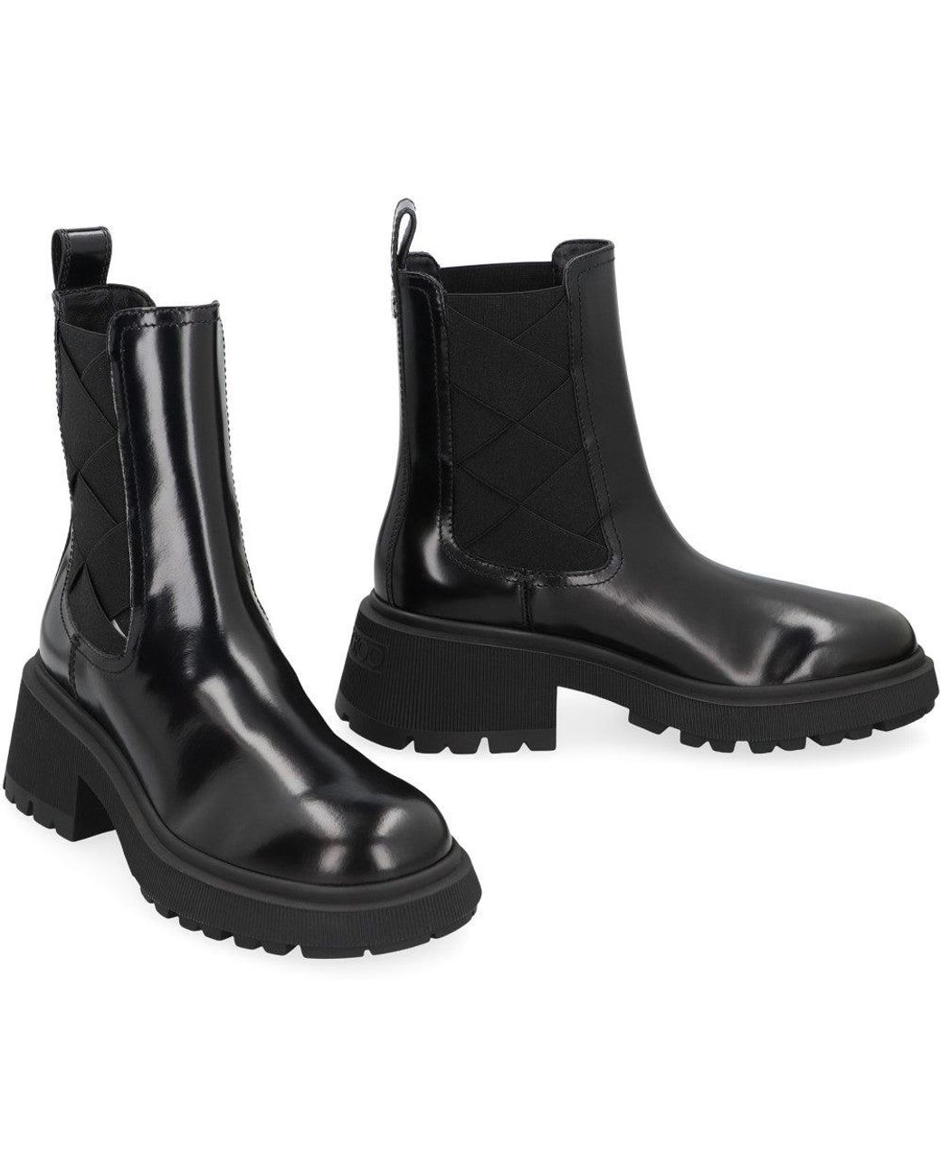 Jimmy Choo Black Louri Ankle Boots
