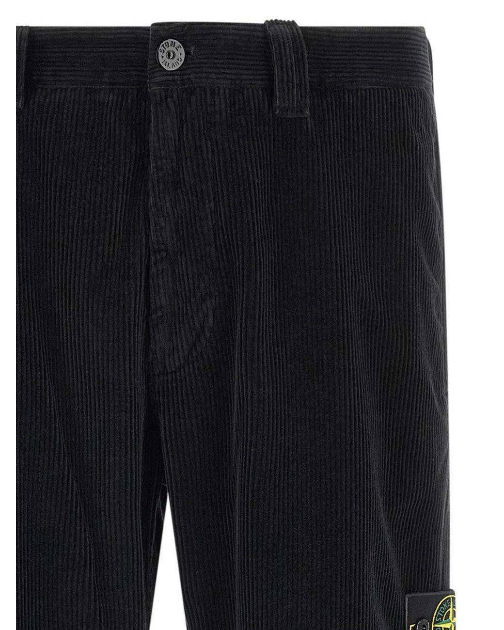 Stone Island Black '3100059' Pants for men