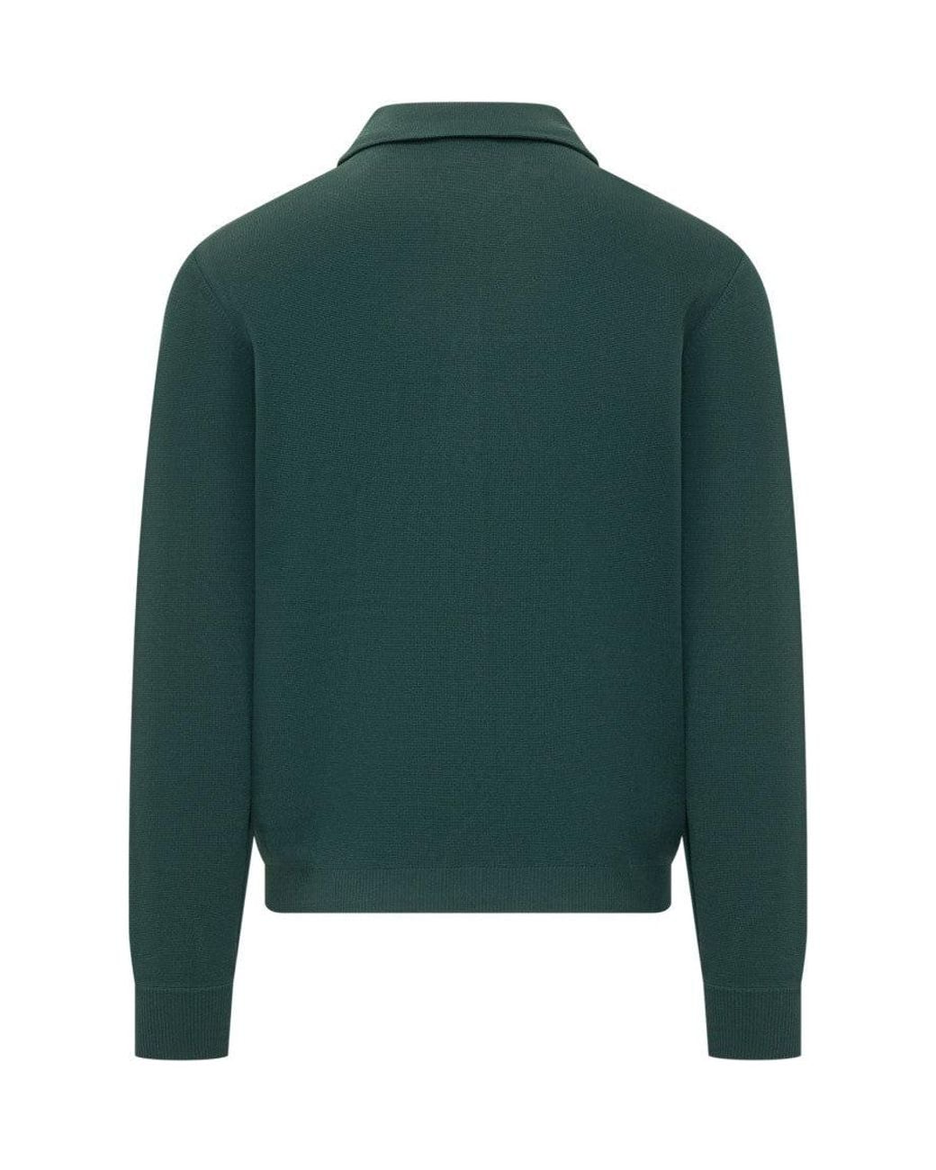 Autry Green Stripes Shirt Jacket for men