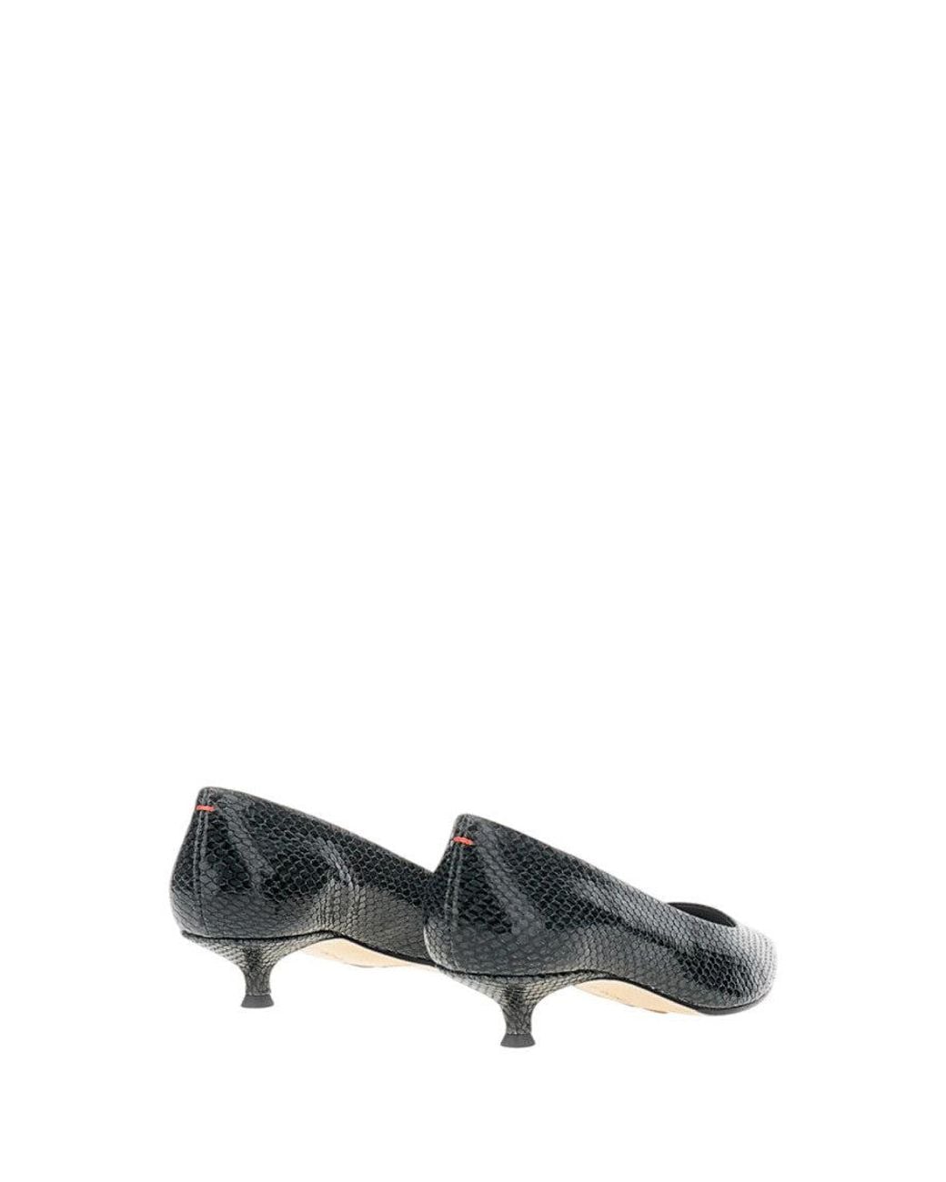 Aeyde Black Slip-On Pumps