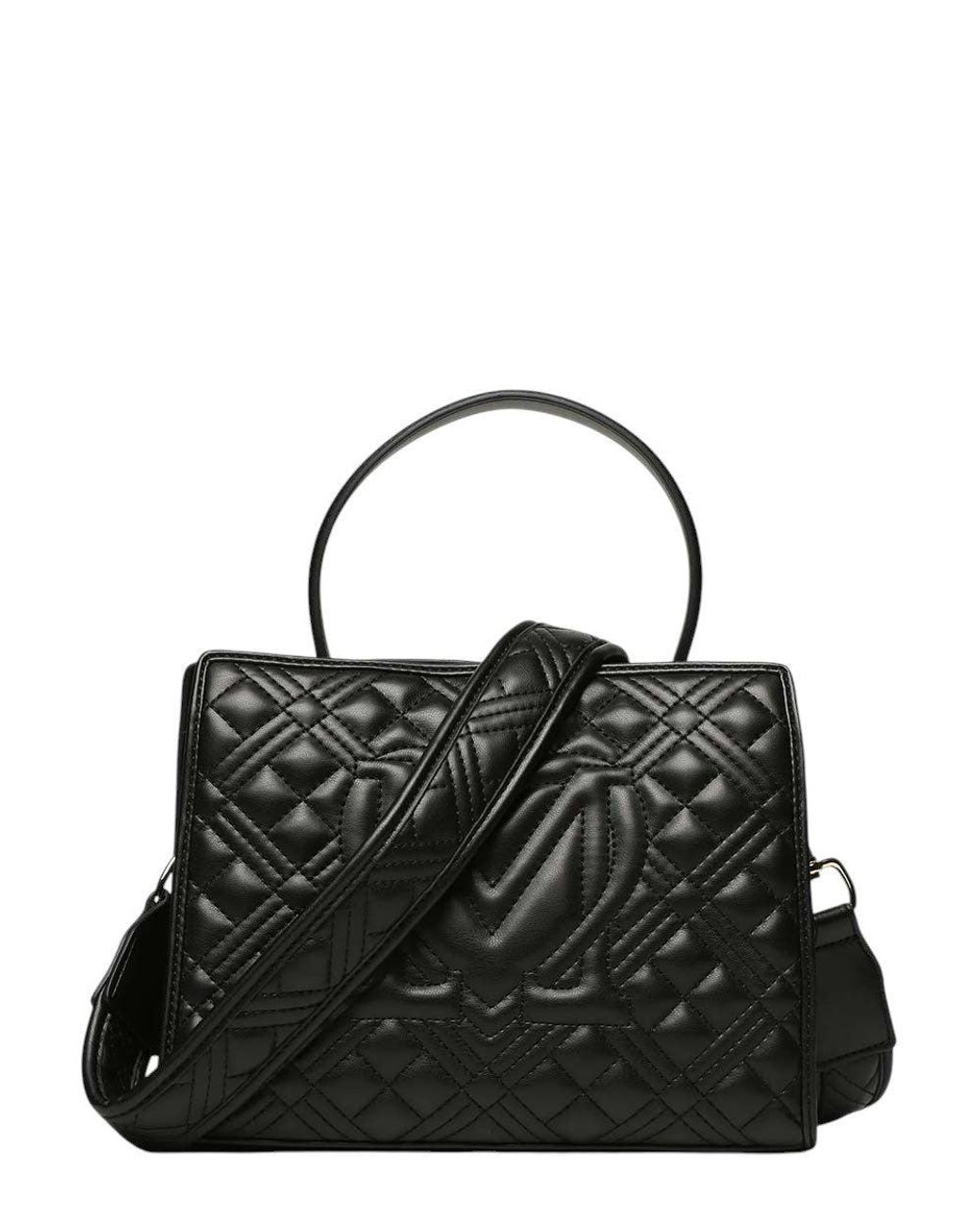 Love Moschino Black Logo Small Satchel