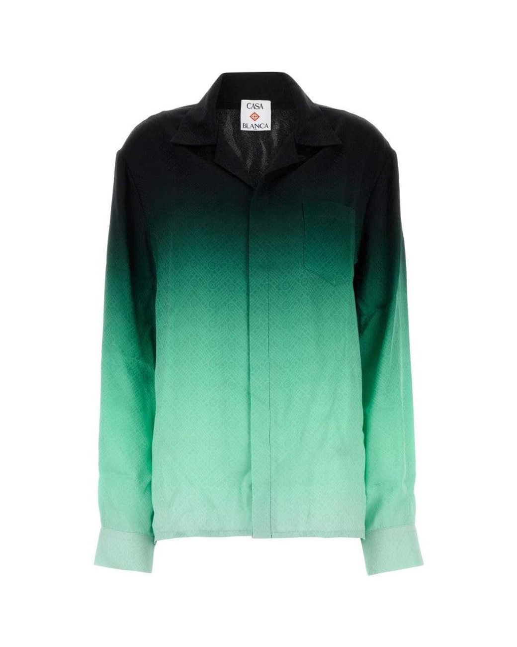 Casablanca Green Regular Ombre Shirt