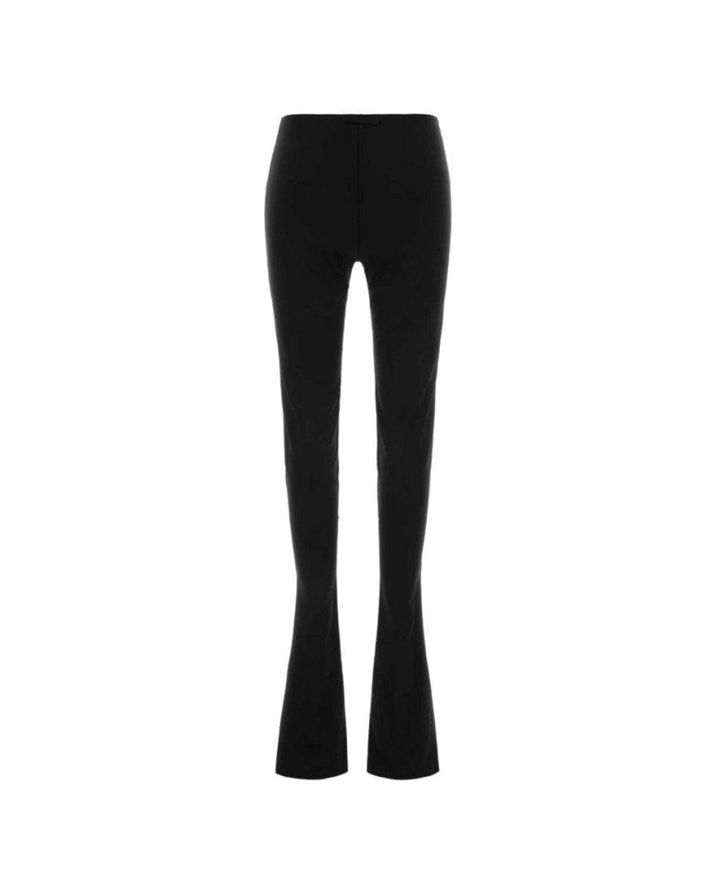 Gucci Black Flared Flat Front Pants