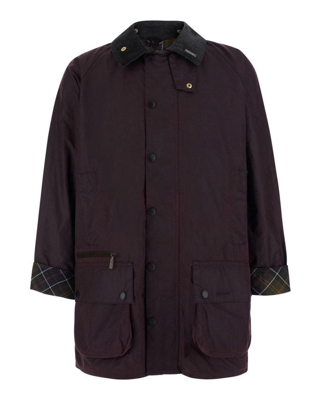 Barbour Blue Relaxed Waxed Jacket for men