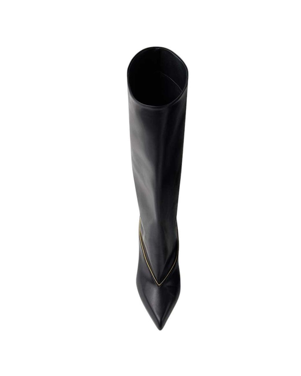 Versace Black Leather Gianni Boots
