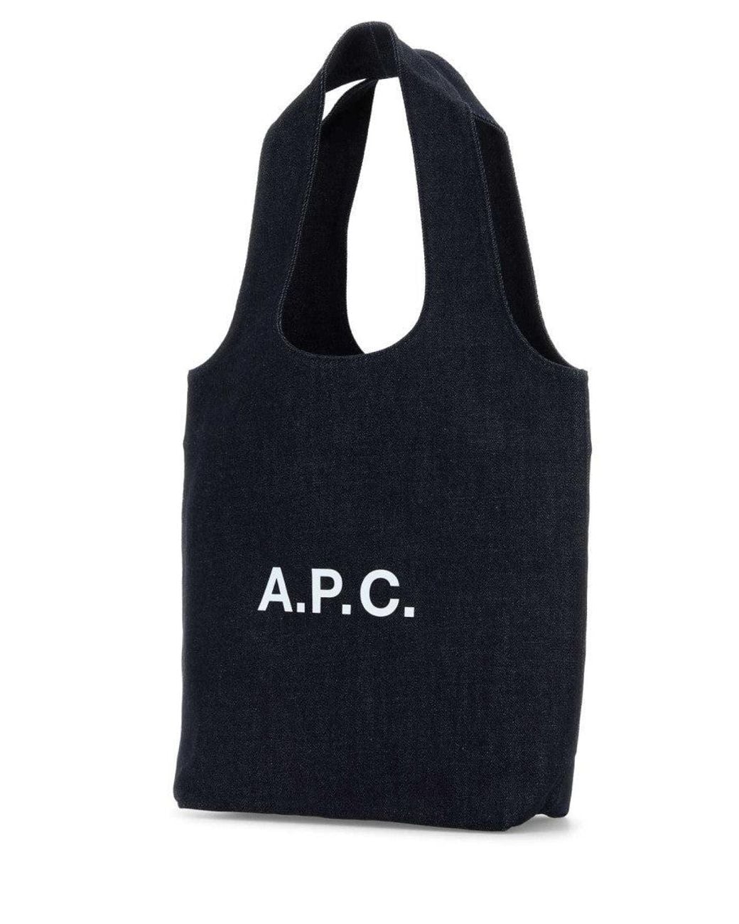 A.P.C. Blue Denim Ninon Tote