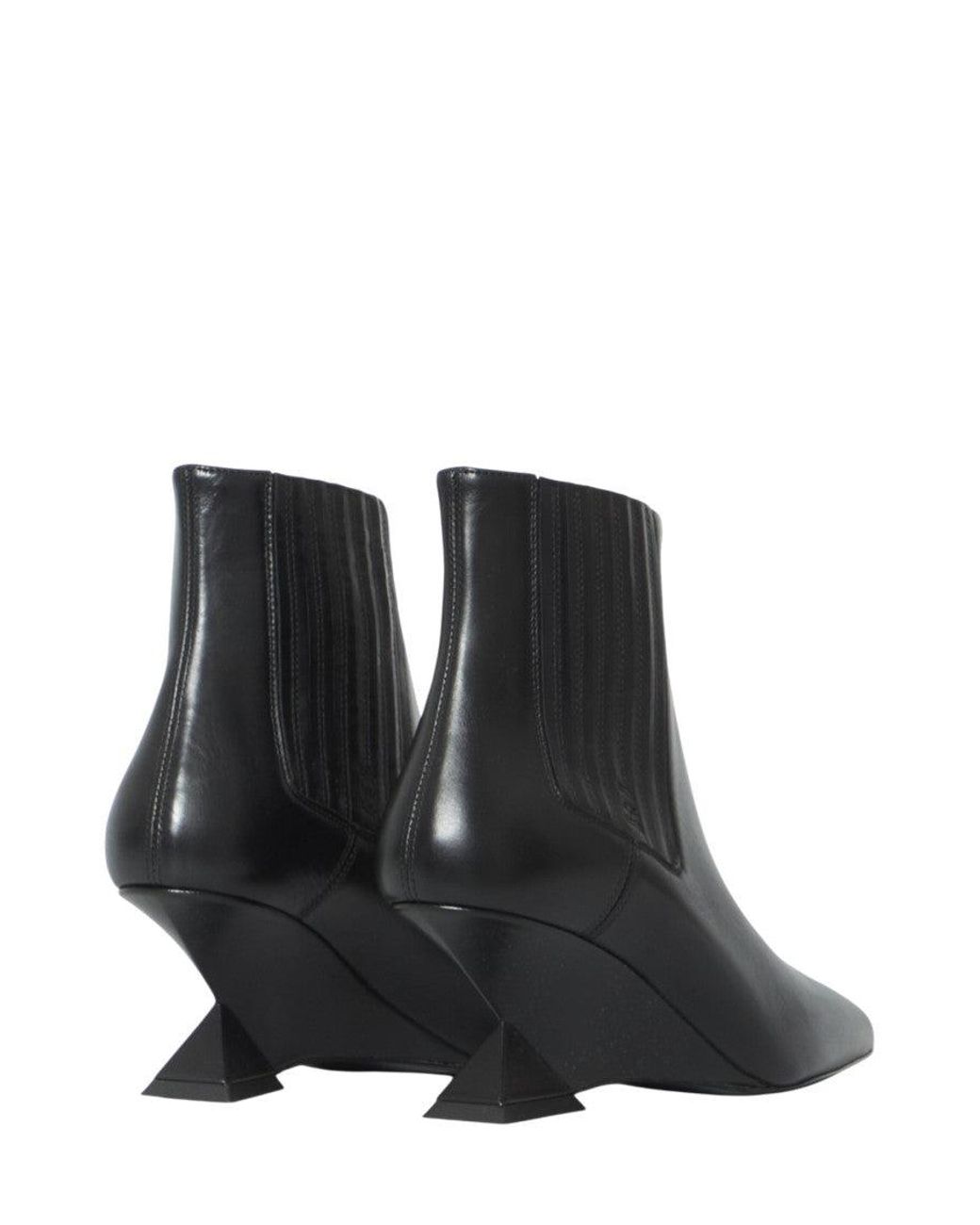 The Attico Black Cheope Boots