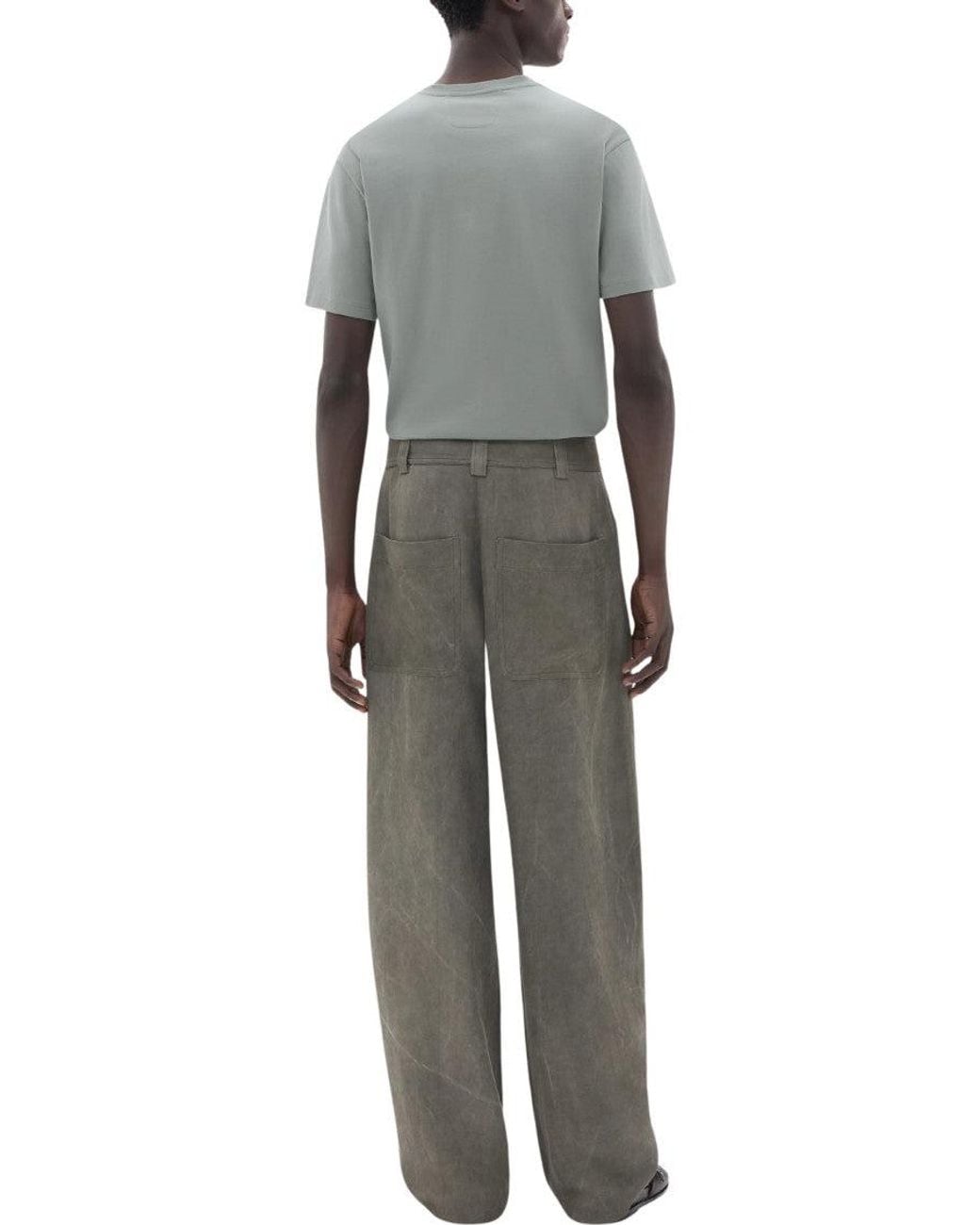 Ferrari Gray Crew Neck T-Shirt for men