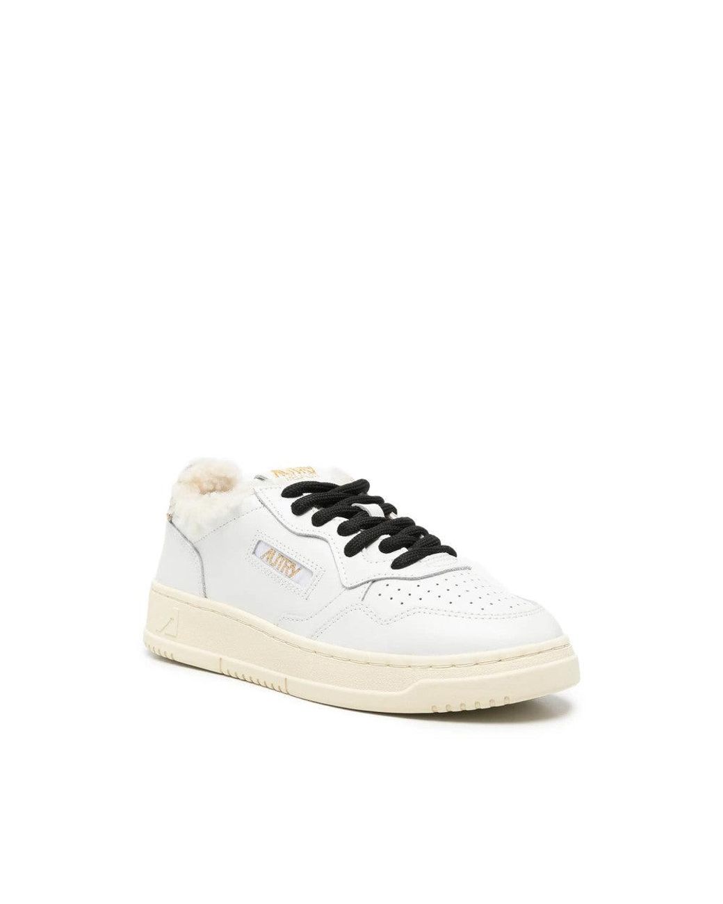 Autry White Medalist Sneakers