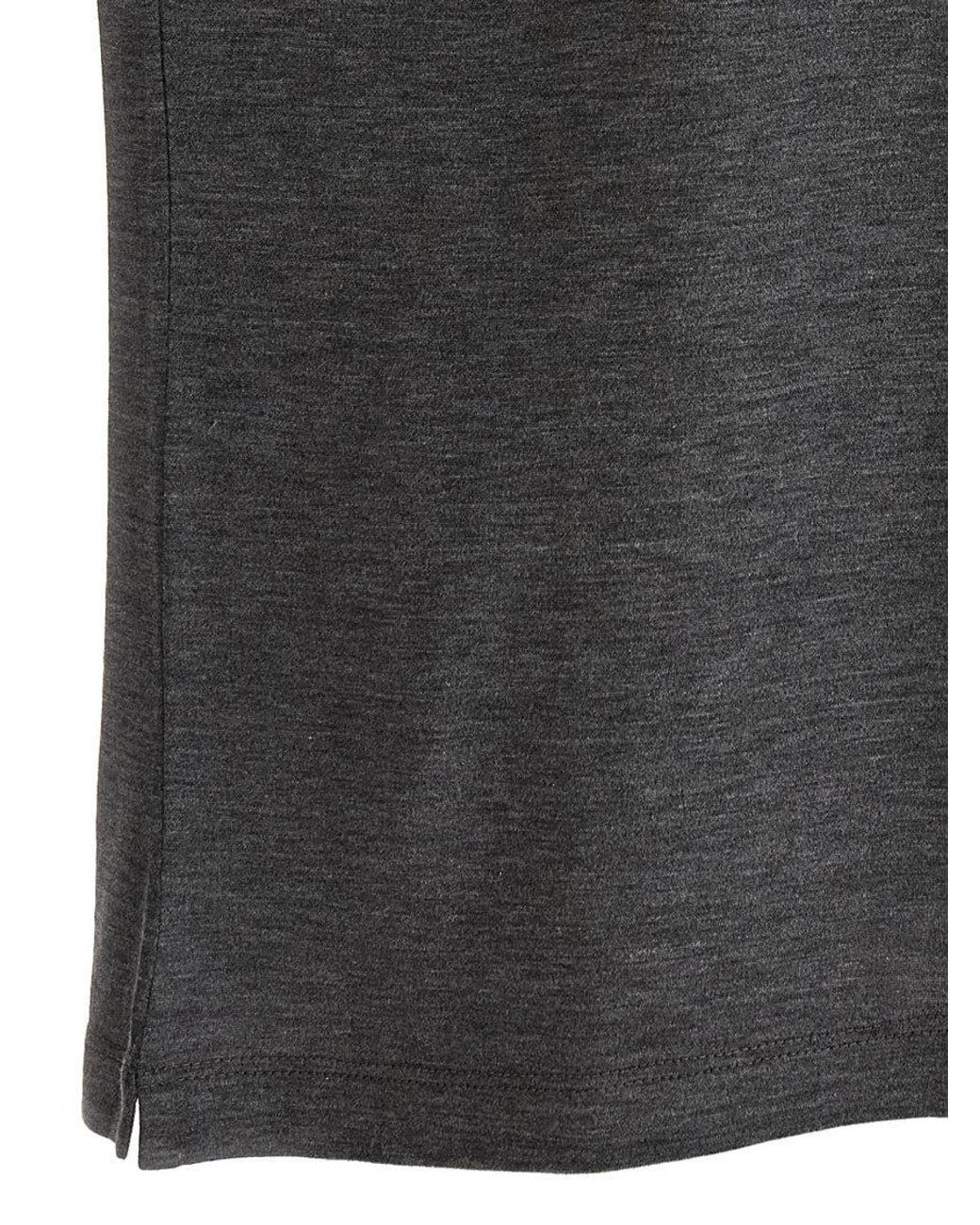 Brunello Cucinelli Gray Crew Neck T-Shirt for men