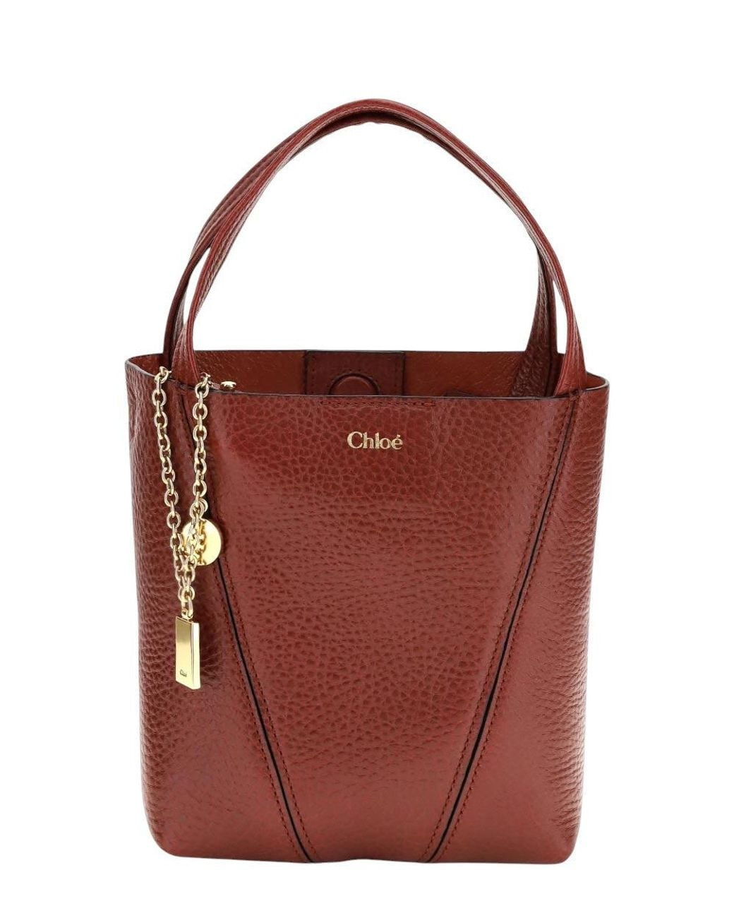 Chloé Red Spin Small Tote