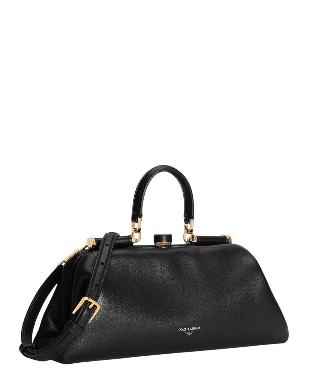 Dolce & Gabbana Black Grandma Medium Satchel