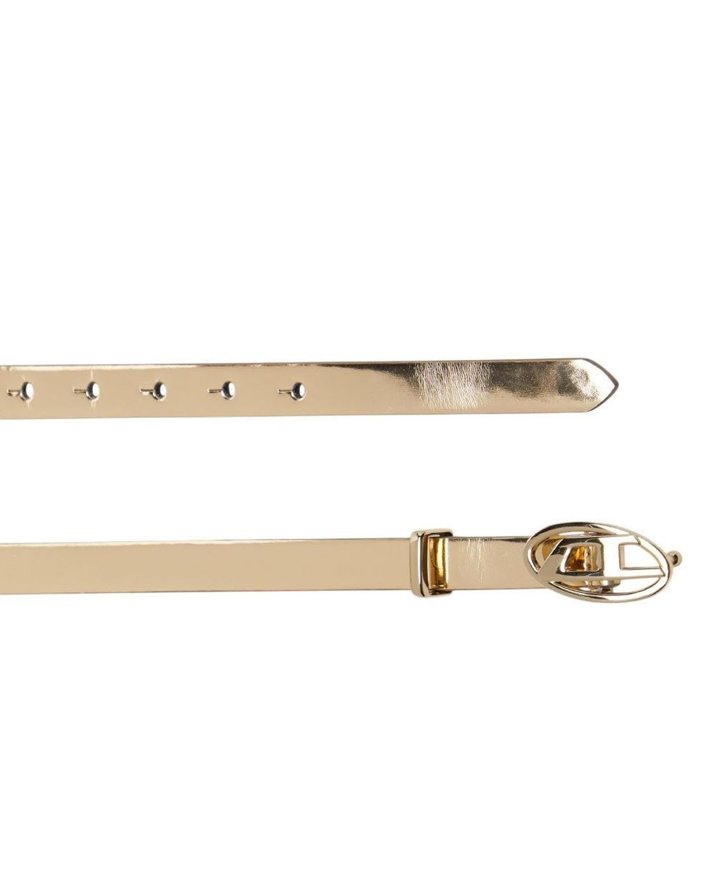 DIESEL Multicolor Logo Buckle Belt