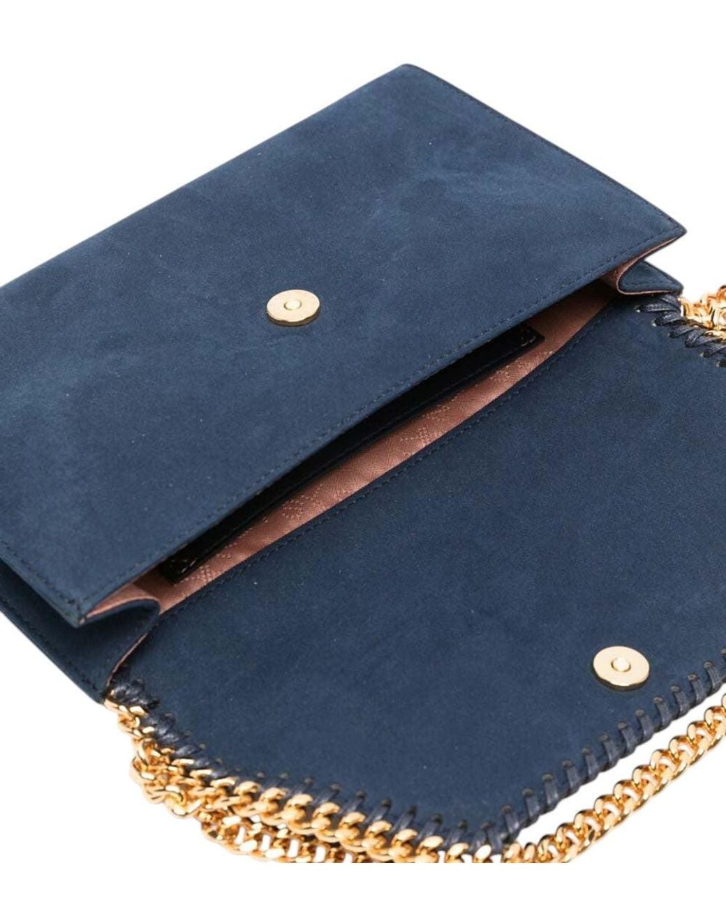 Stella McCartney Blue Falabella Small Crossbody Bag