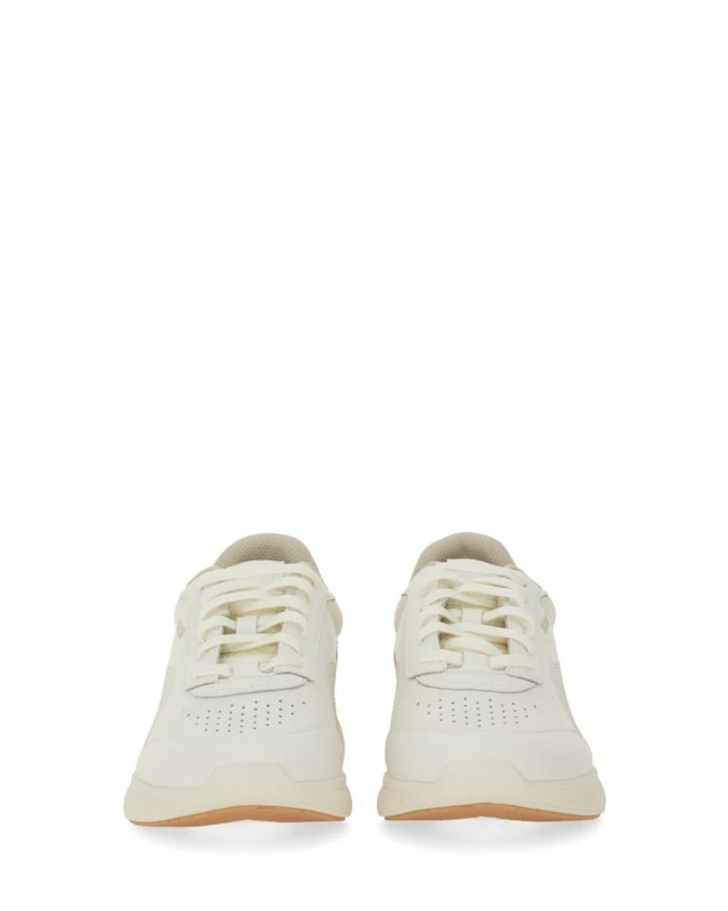 Boss White Solid Titanis Sneakers for men