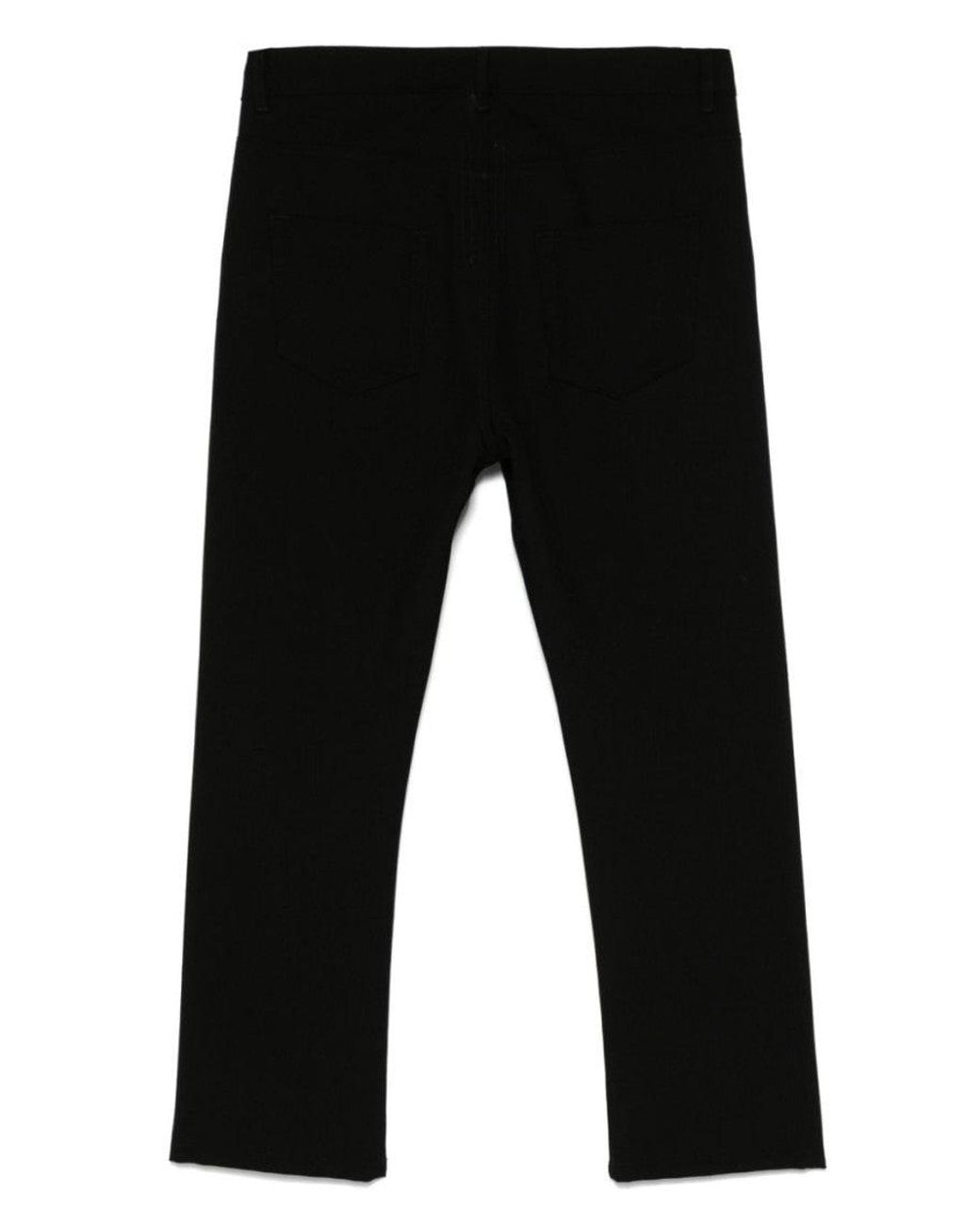Rick Owens Black Detroit Cut Trousers
