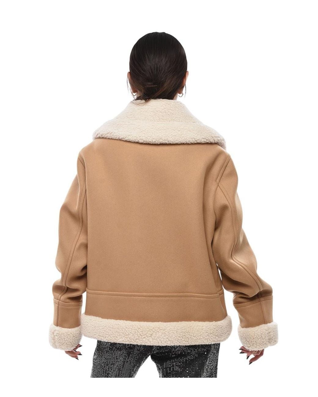 DSquared² Natural Solid Shirt Collar Jacket