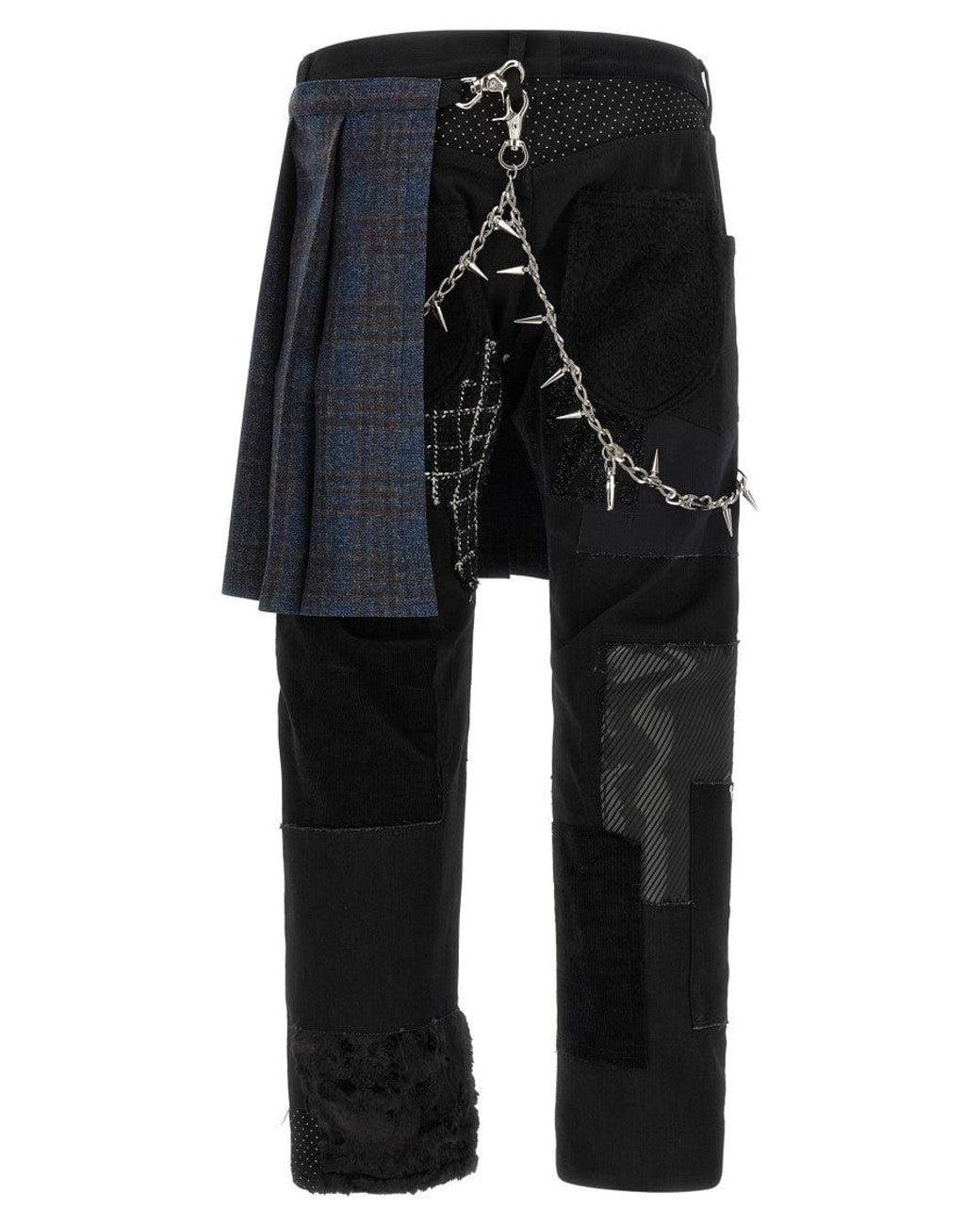 Junya Watanabe Blue Straight Mid Rise Jeans for men