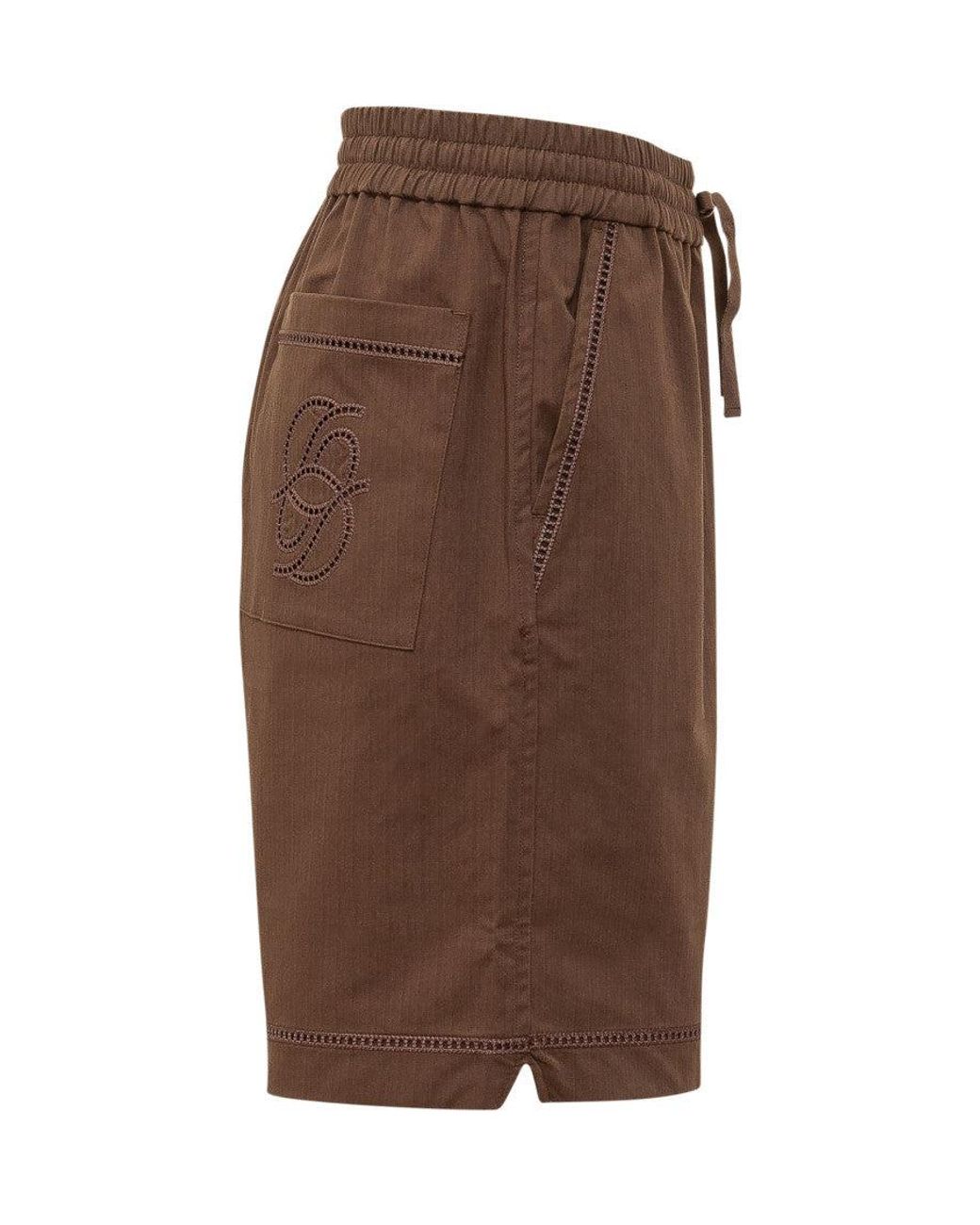 Drole de Monsieur Brown Dark Solid Shorts for men
