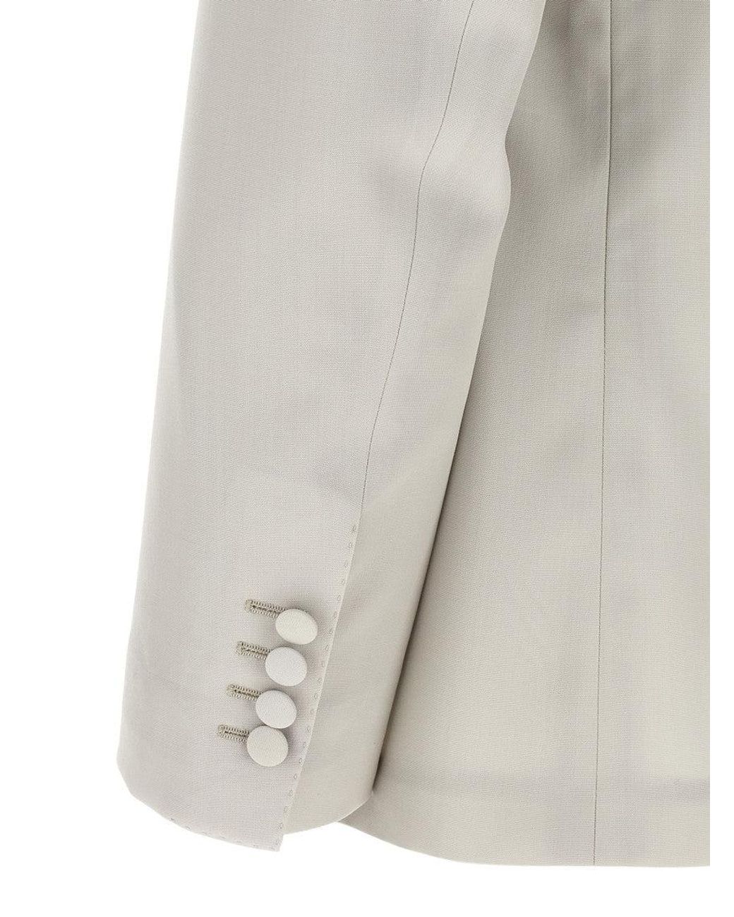Dolce & Gabbana Gray Dolce & Gabbana 'Taormina' Blazer for men