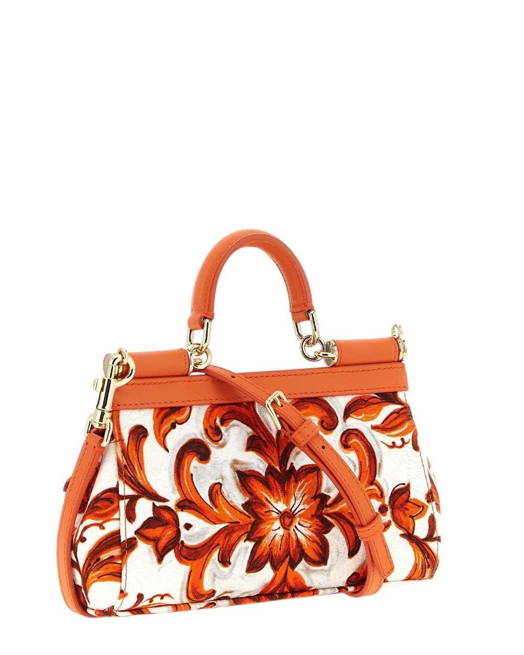Dolce & Gabbana Red Sicily Mini Satchel