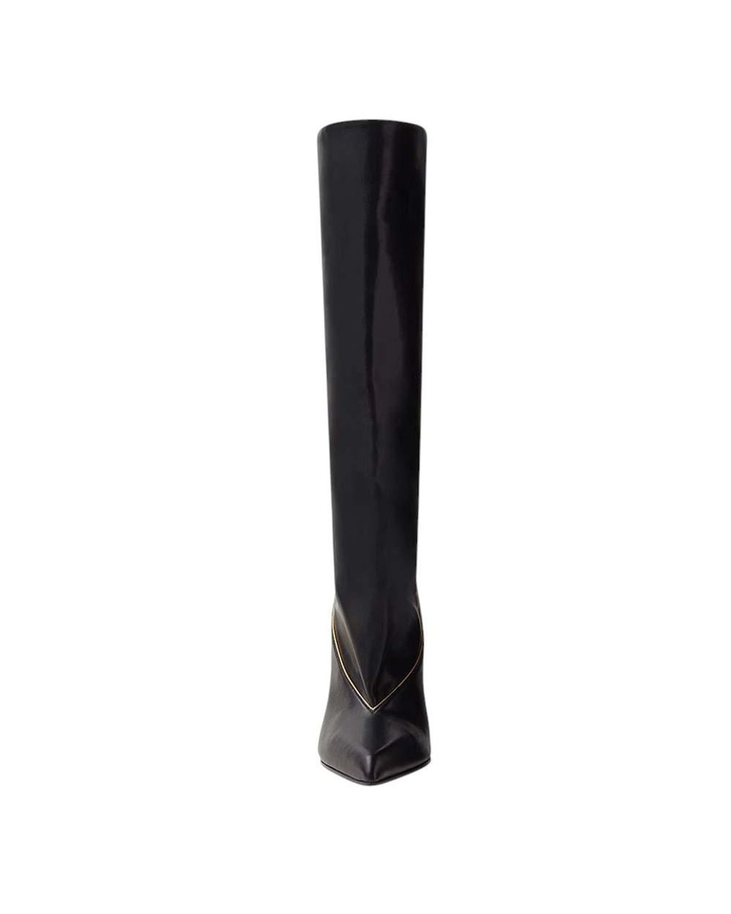 Versace Black Leather Gianni Boots