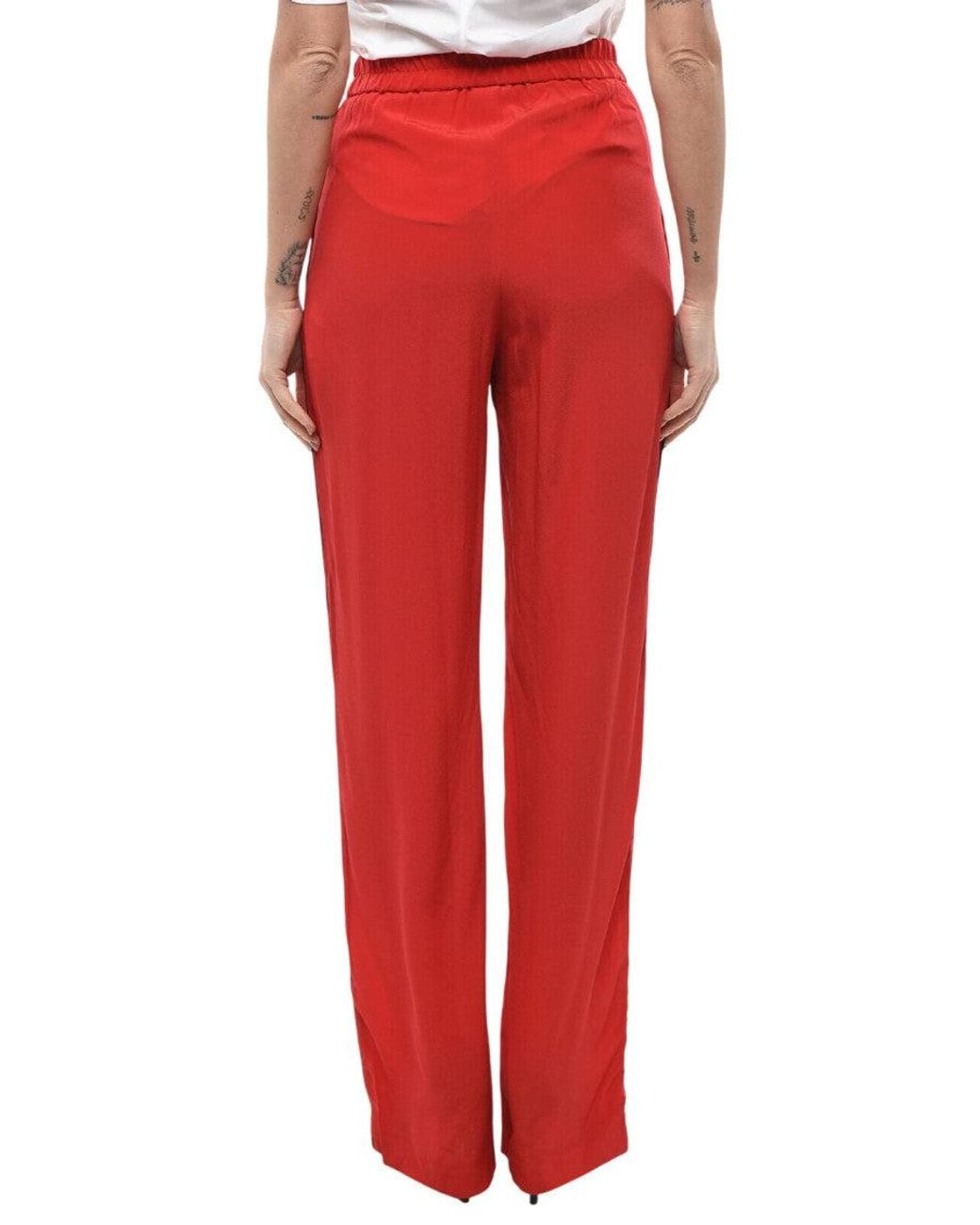 Stella McCartney Red Relaxed Elasticated Pants
