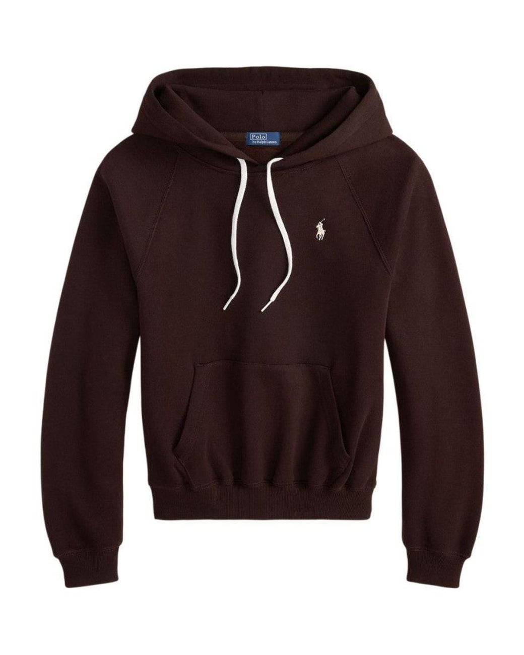 Polo Ralph Lauren Red Logo Drawstring Hoodie