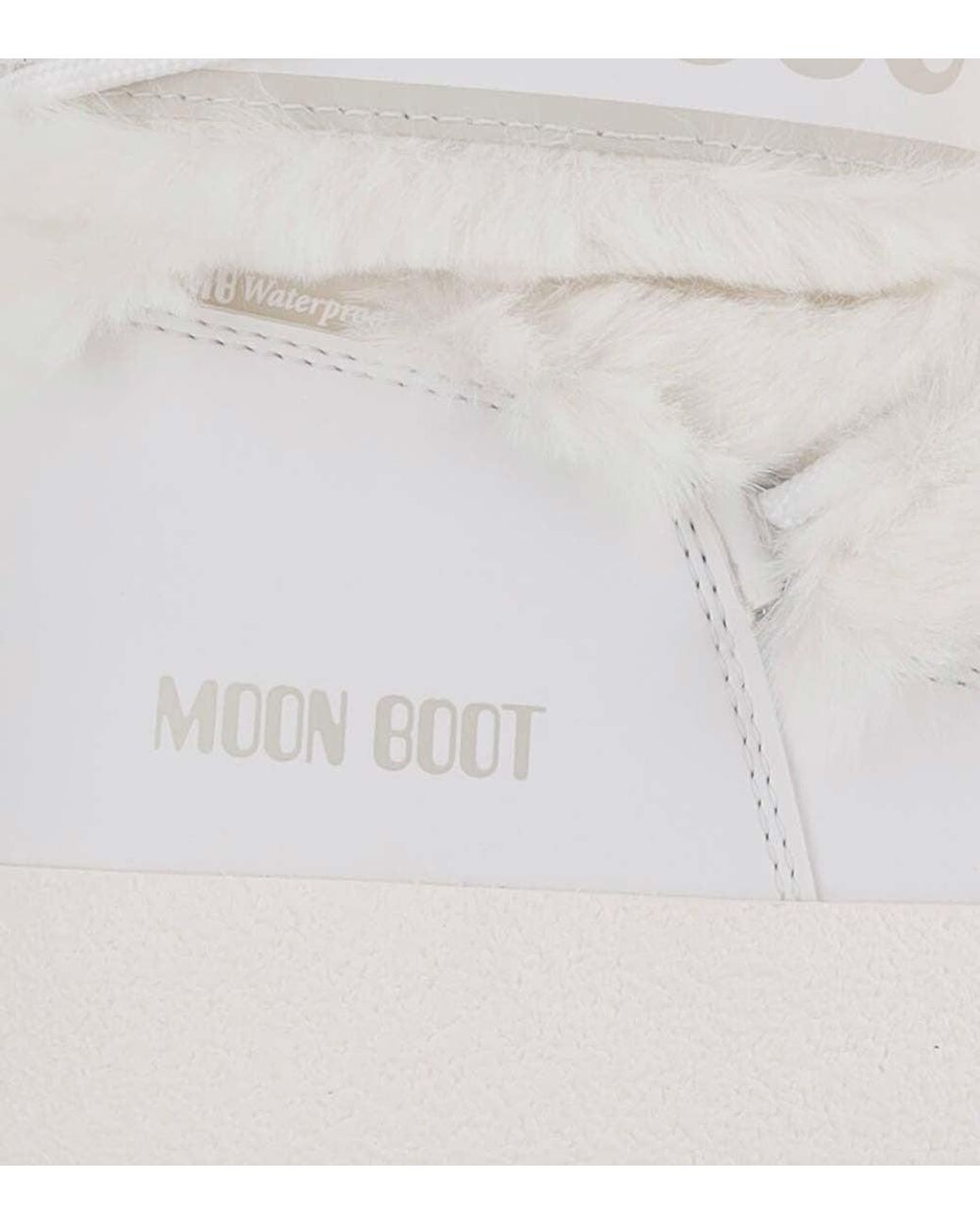 Moon Boot White Logo Winter Boots