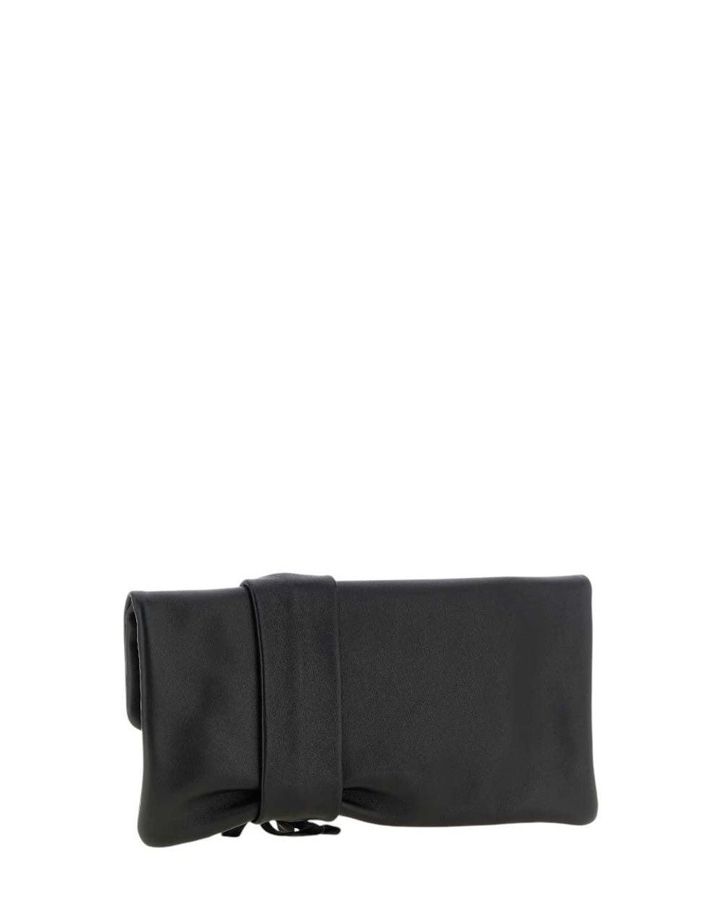 Jimmy Choo Black Zandra Clutch