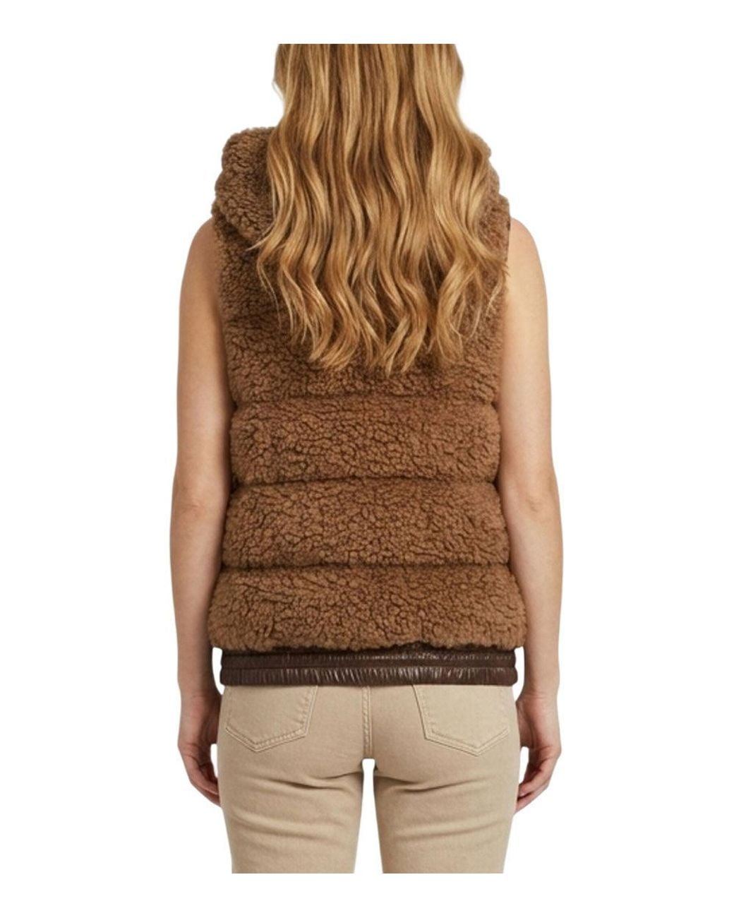 Moncler Brown Textured Hood Jacket