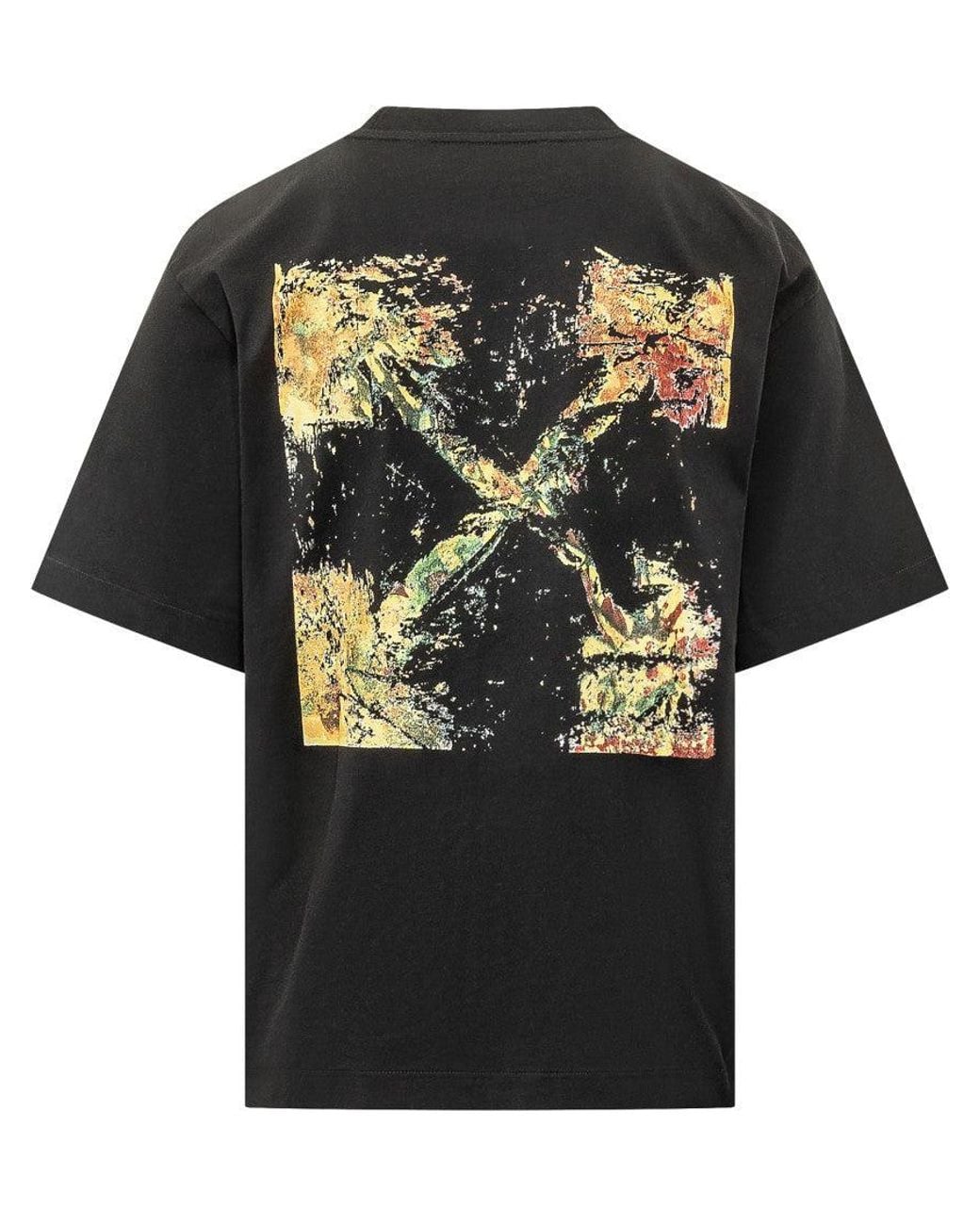 Off-White c/o Virgil Abloh Black Crew Neck T-Shirt for men